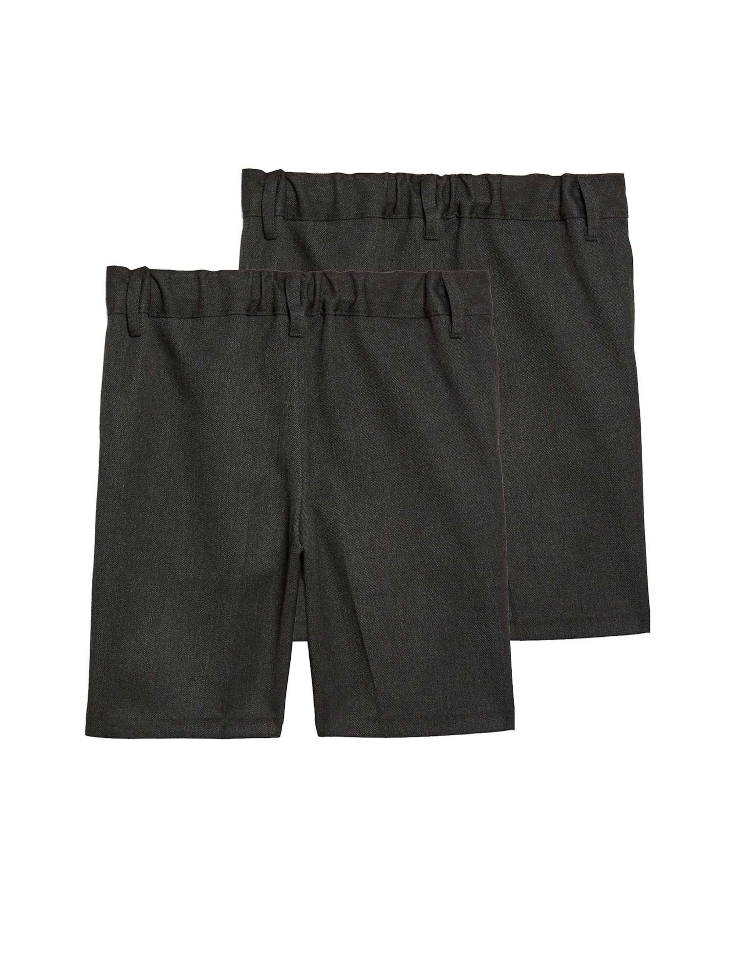 Marks & Spencer Slimfit Broek in Grijs: voorkant
