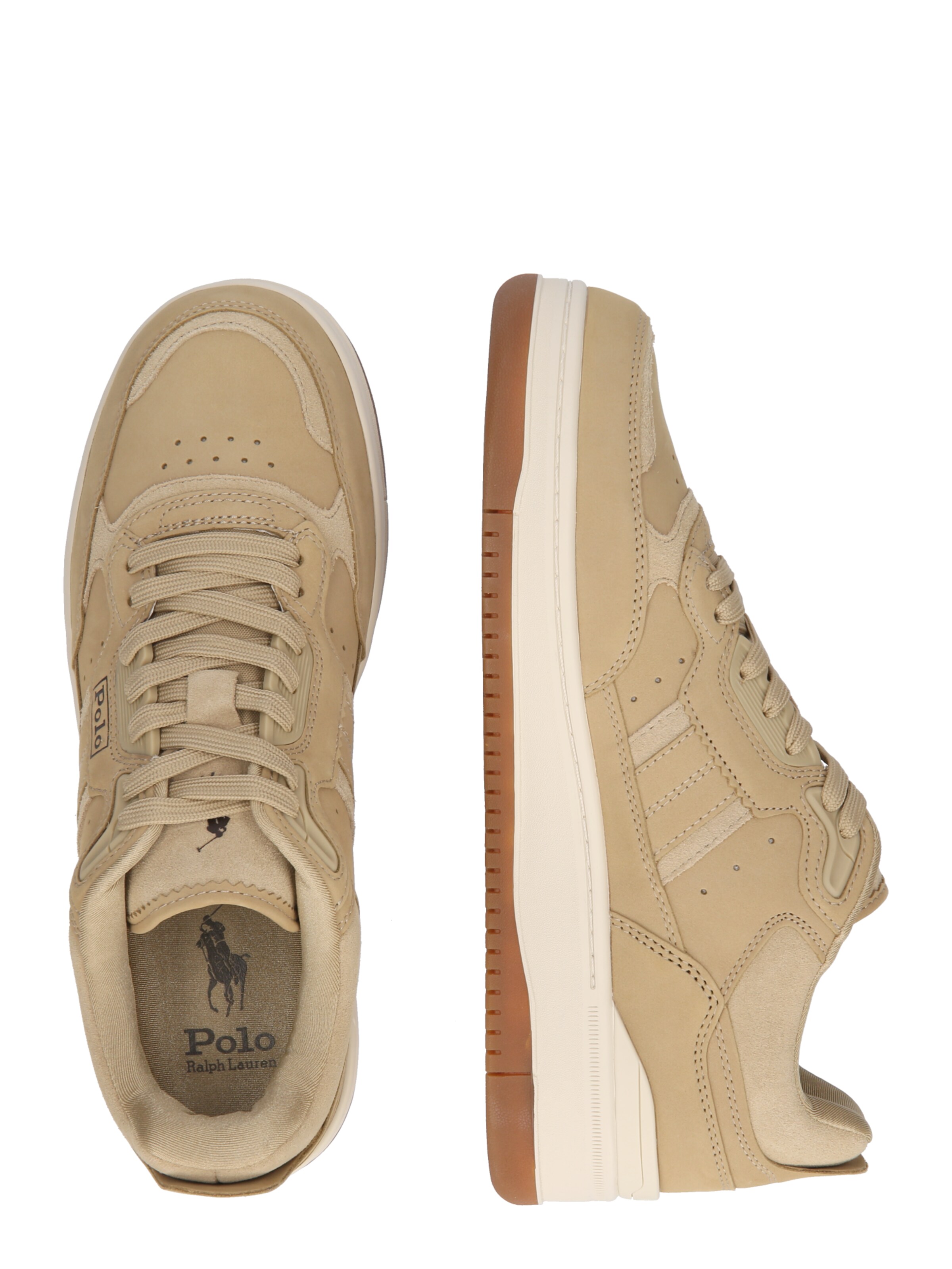 Polo Ralph Lauren Sneaker 'MASTERS SPRT' in Braun