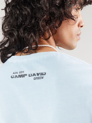 T-Shirt CAMP DAVID en bleu
