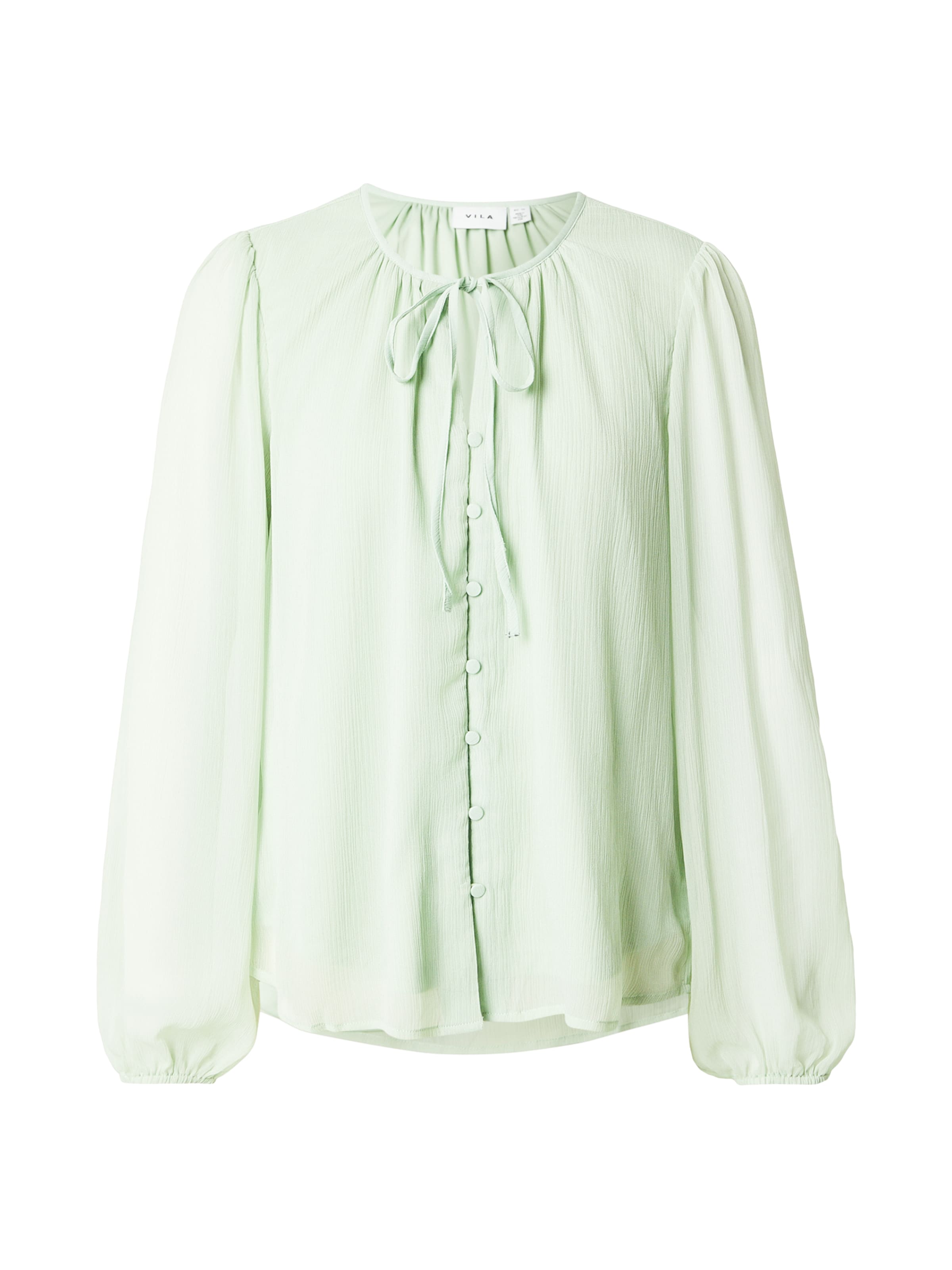 VILA Pluus 'VIJAVIZZA', värv roheline: eest vaates