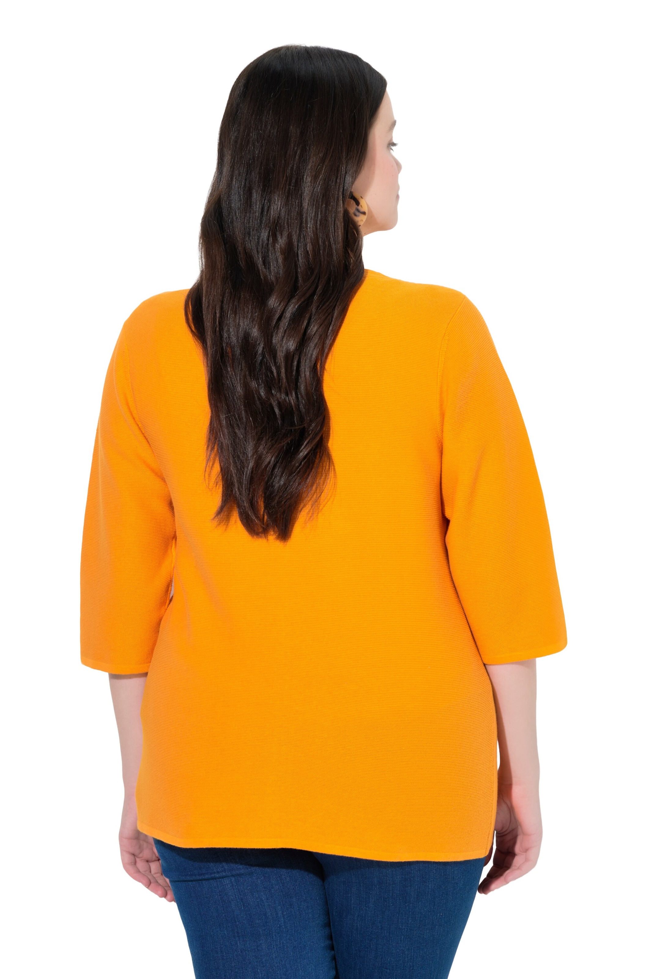 Ulla Popken Strickjacke in Orange