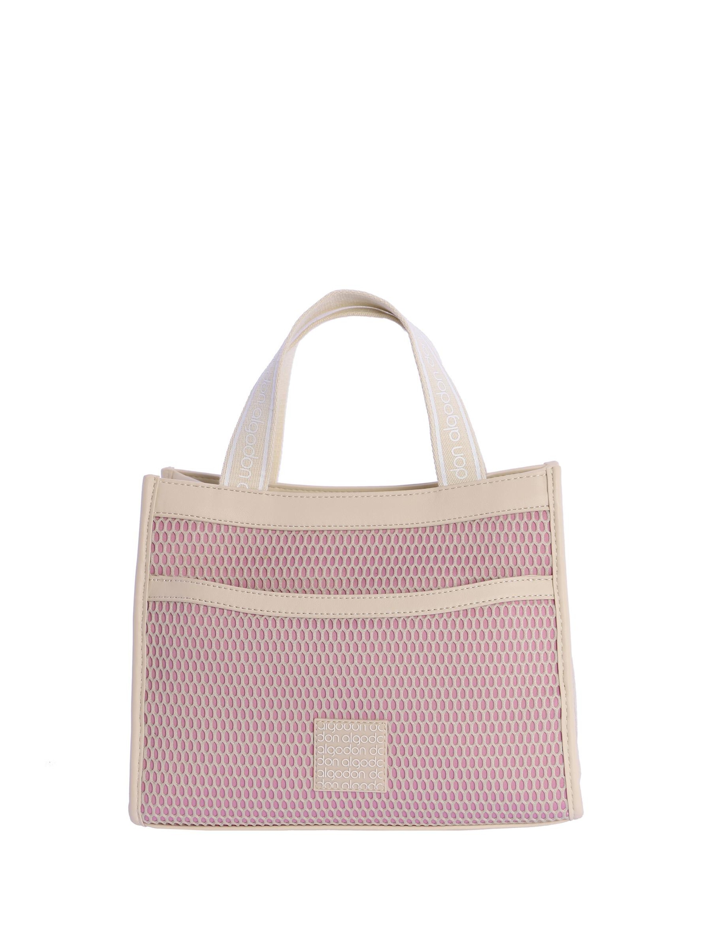 Don Algodon - Bolso de mano 'Bolso' en rosa: frente