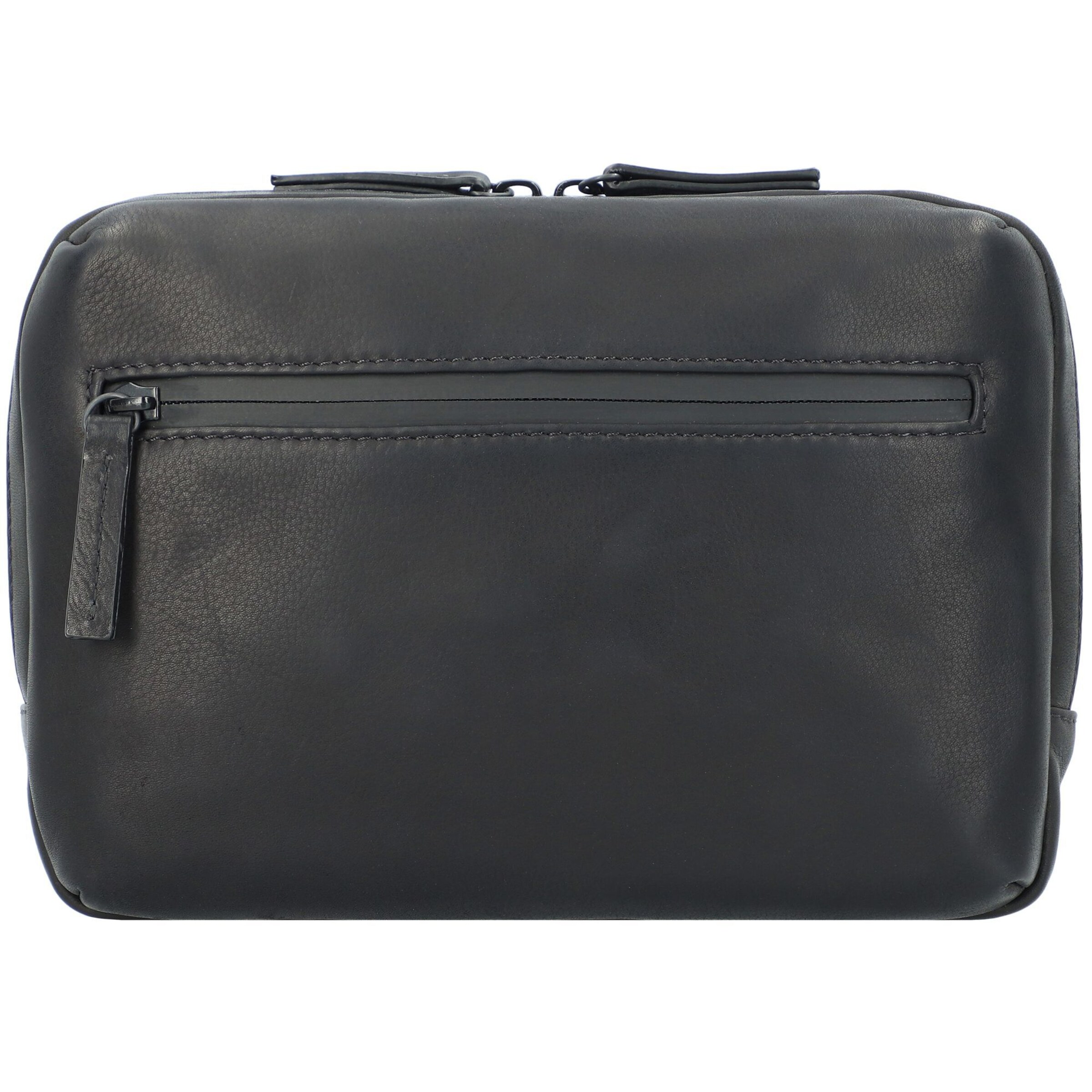 LEONHARD HEYDEN Gürteltasche in Schwarz: Vorderseite