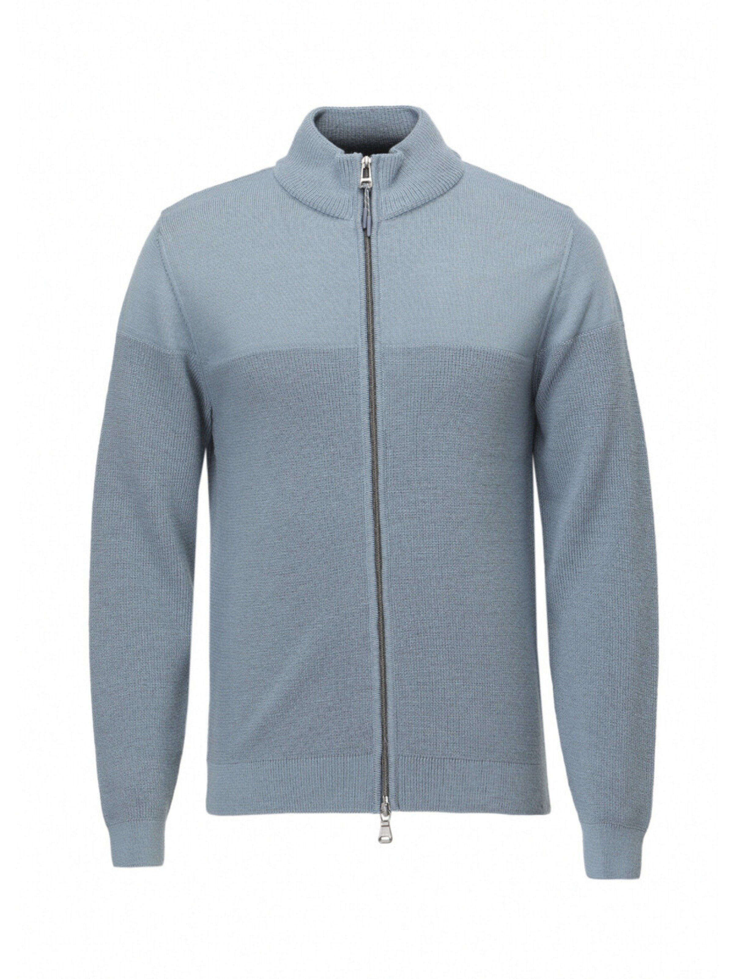 Ramsey Knit Cardigan in Blue: front