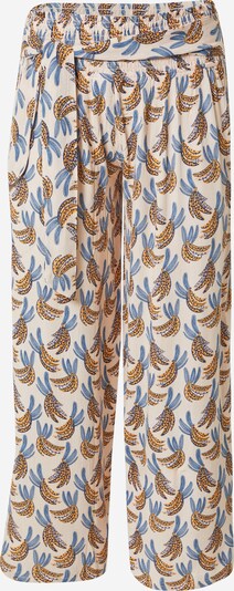 Pantaloni de pijama 'ADELA' ETAM pe albastru fumuriu / albastru închis / galben auriu / roz pastel, Vizualizare produs