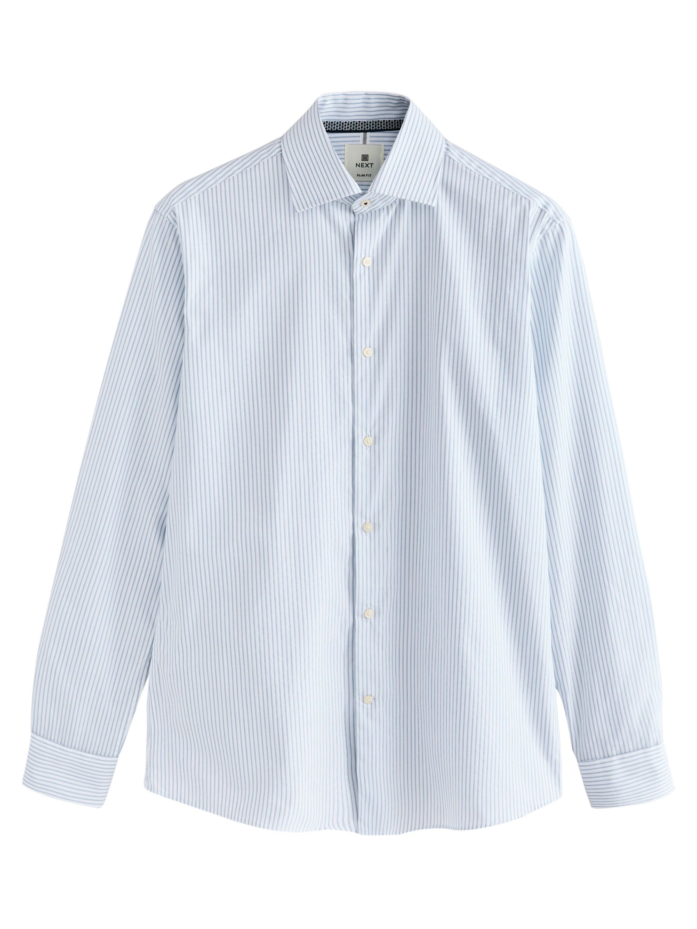 Next Chemise en XS en bleu-gris / bleu clair, Vue avec produit