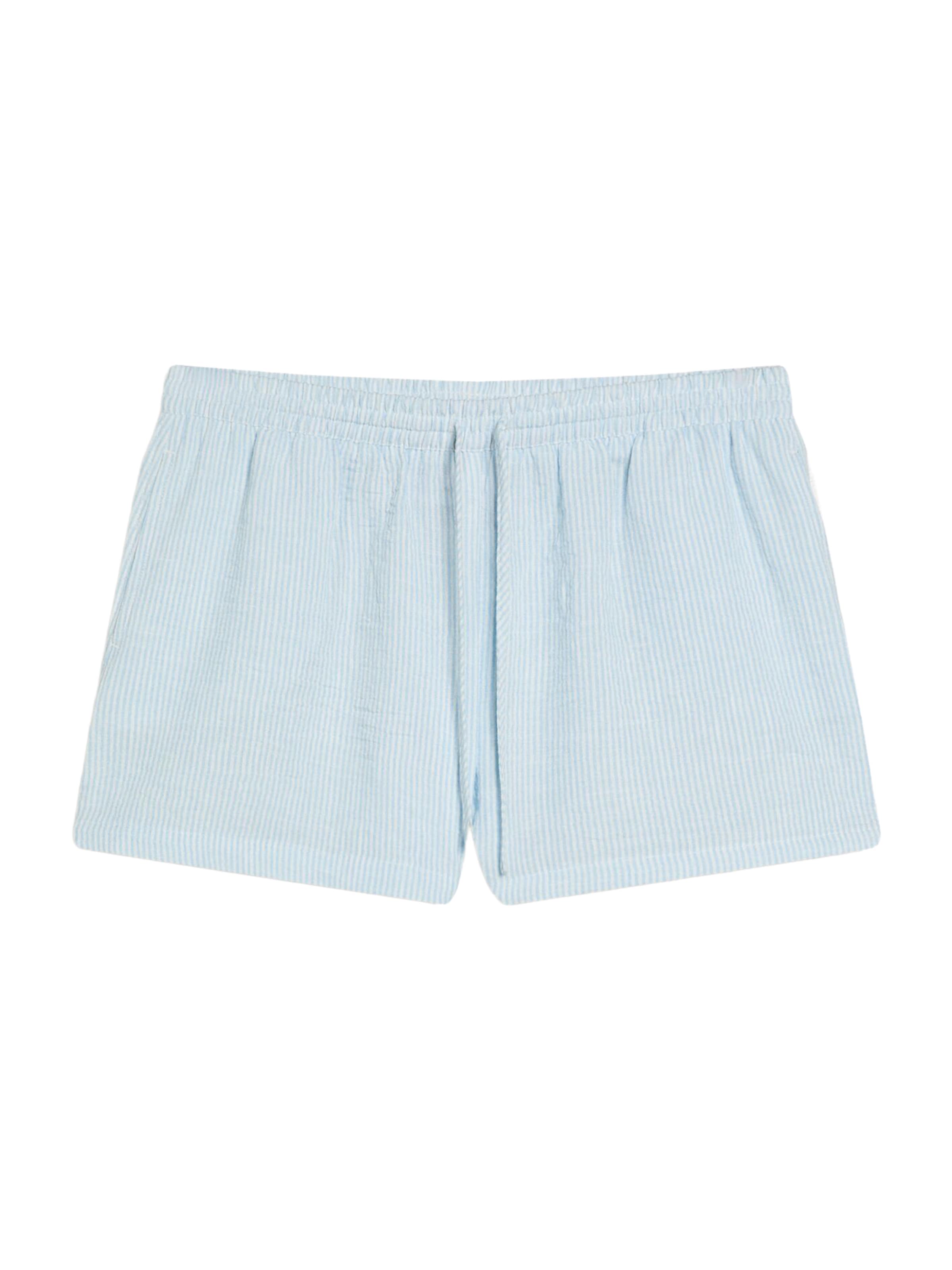 világoskék / fehér Bershka Nadrág, Termék nézet