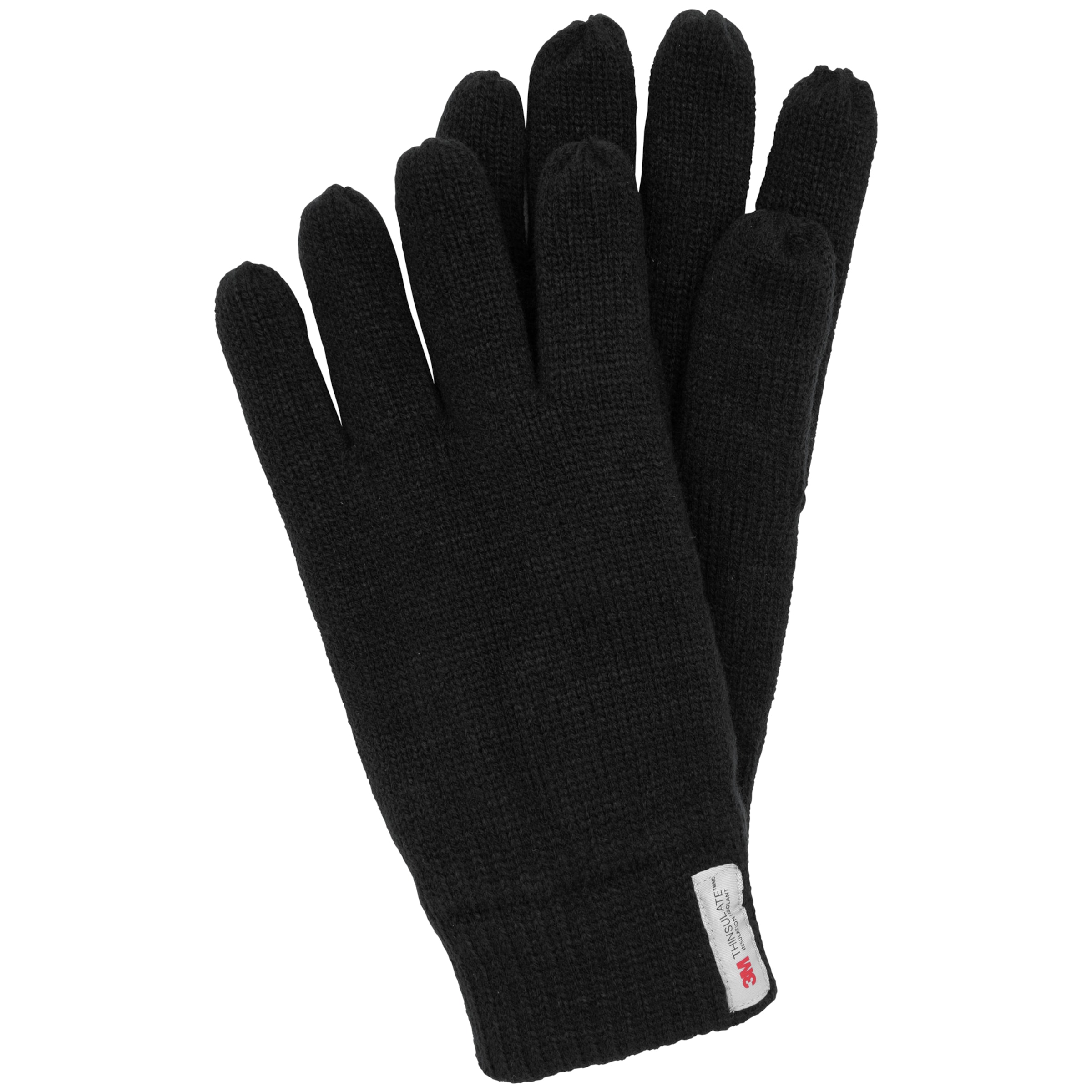 INDICODE JEANS Full Finger Gloves 'Jason' in Black: front