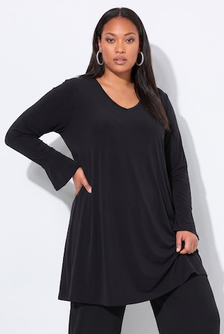 Ulla Popken Shirt in Schwarz: Vorderseite