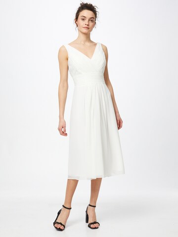 STAR NIGHT Cocktail dress in White: front