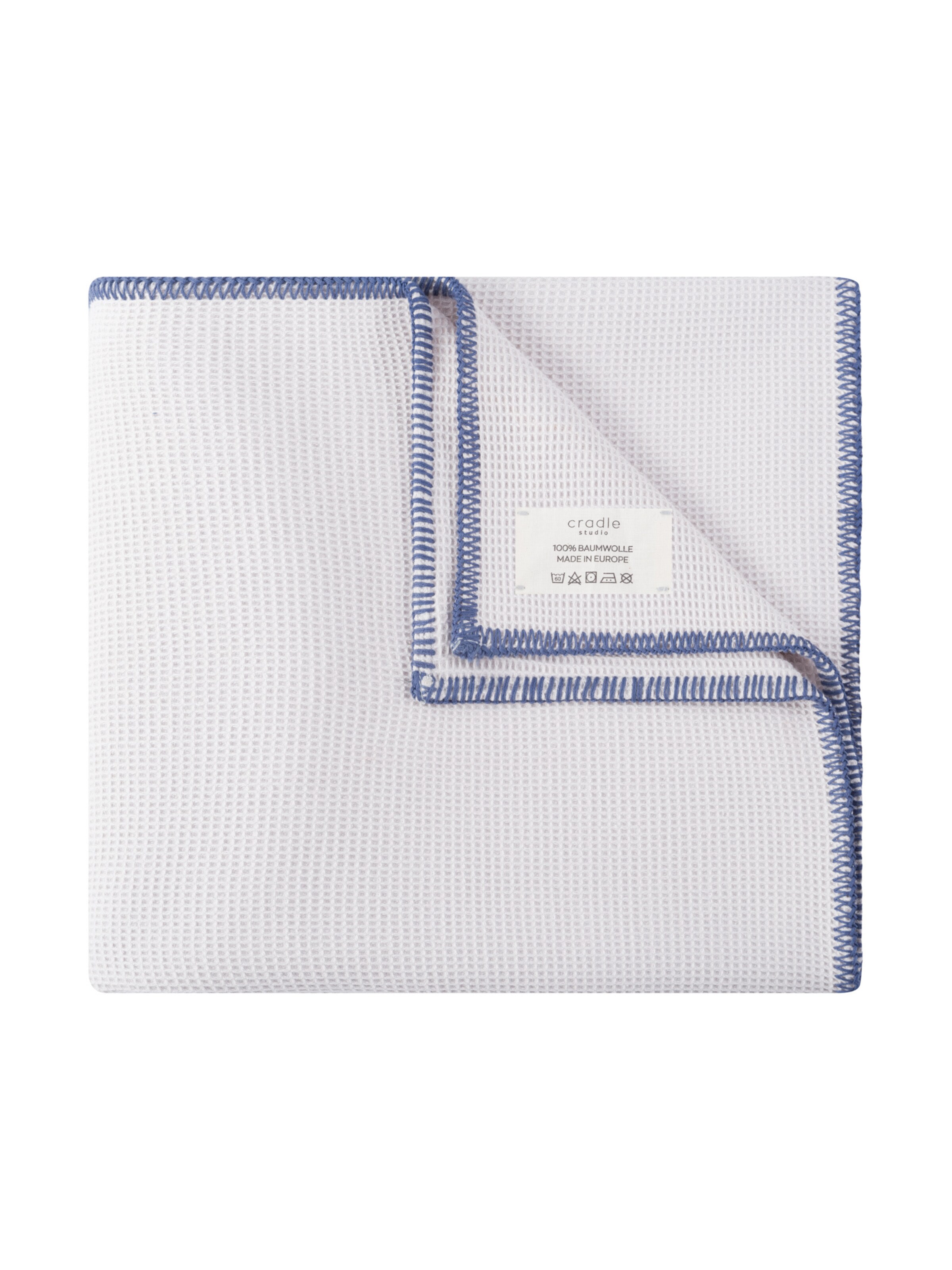 Cradle Studio Tæpper 'Day at the Lake Piqué' i grå: forside