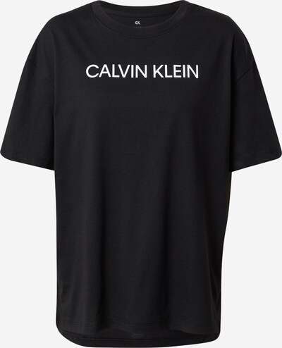 Tricou funcțional Calvin Klein Performance pe negru / alb, Vizualizare produs