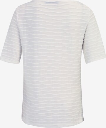 Betty Barclay Basic Shirt mit U-Boot-Ausschnitt in Weiß