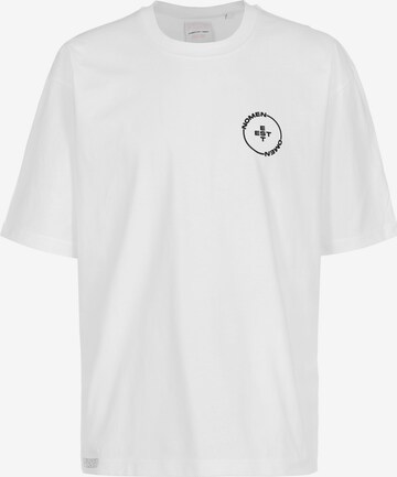 T-Shirt OUTFITTER en blanc : devant