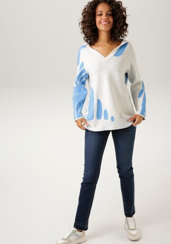 Aniston CASUAL Pullover in Blau