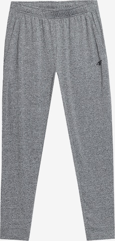 Regular Pantalon de sport 4F en gris : devant