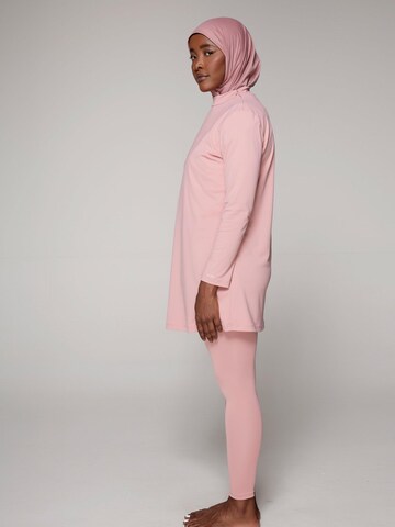 SIYA Swimwear High neck Badeanzug  'South – Covered - Burkini/Modest' in Pink