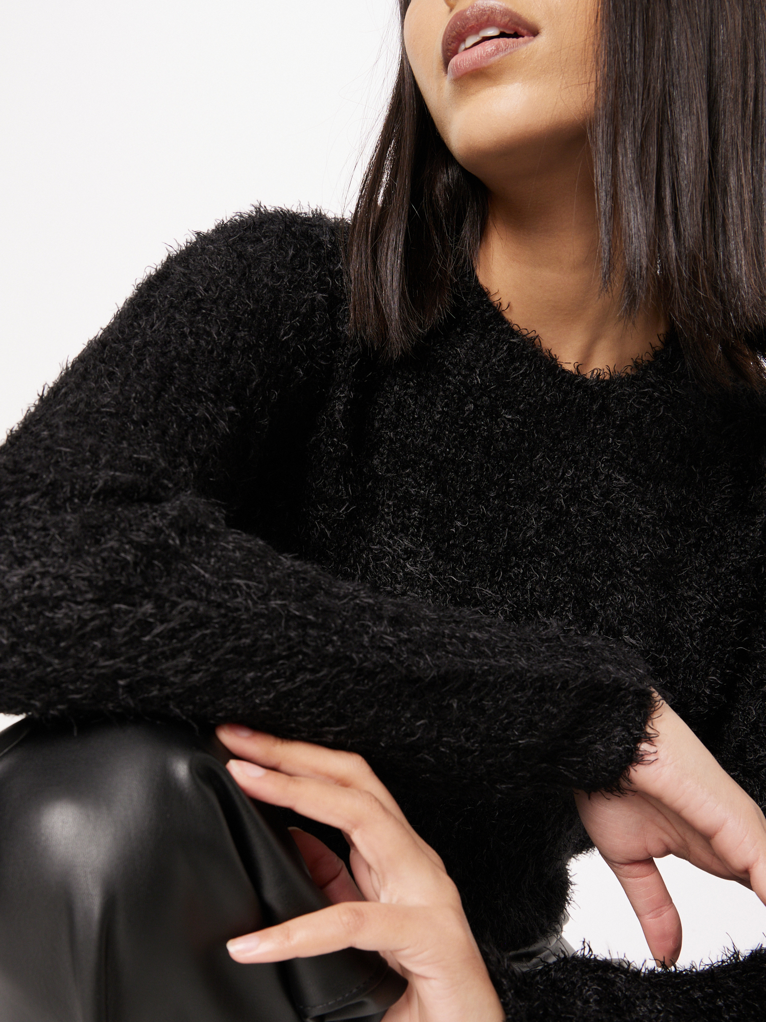 Odzież Kobiety Urban Classics Sweter w kolorze Czarnym 