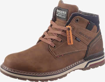 Dockers by Gerli Lace-up boots in Brown: front