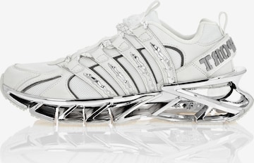 Baskets basses Plein Sport en blanc : devant