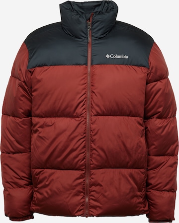 Veste outdoor 'Puffect III' COLUMBIA en rouge : devant