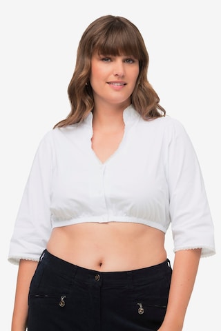 Ulla Popken Blouse in White: front