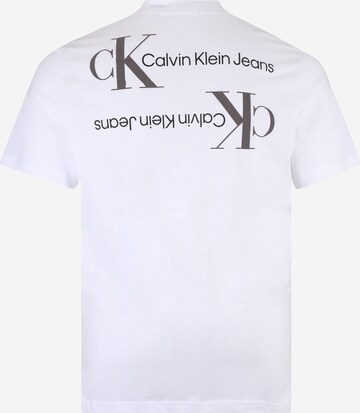 Maglietta di Calvin Klein Jeans Plus in bianco