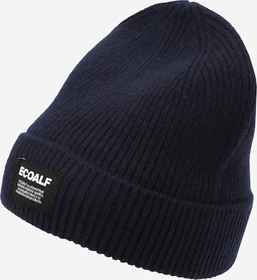 ECOALF Beanie in Blue: front