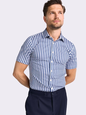 Coupe slim Chemise DESOTO en bleu : devant