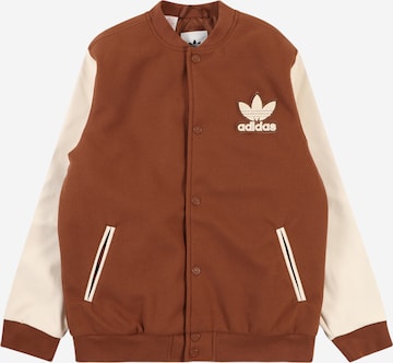 ADIDAS ORIGINALS - Chaqueta de entretiempo 'Adicolor' en marrón: frente
