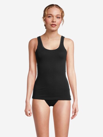 CON-TA Undershirt 'Feinripp' in Black