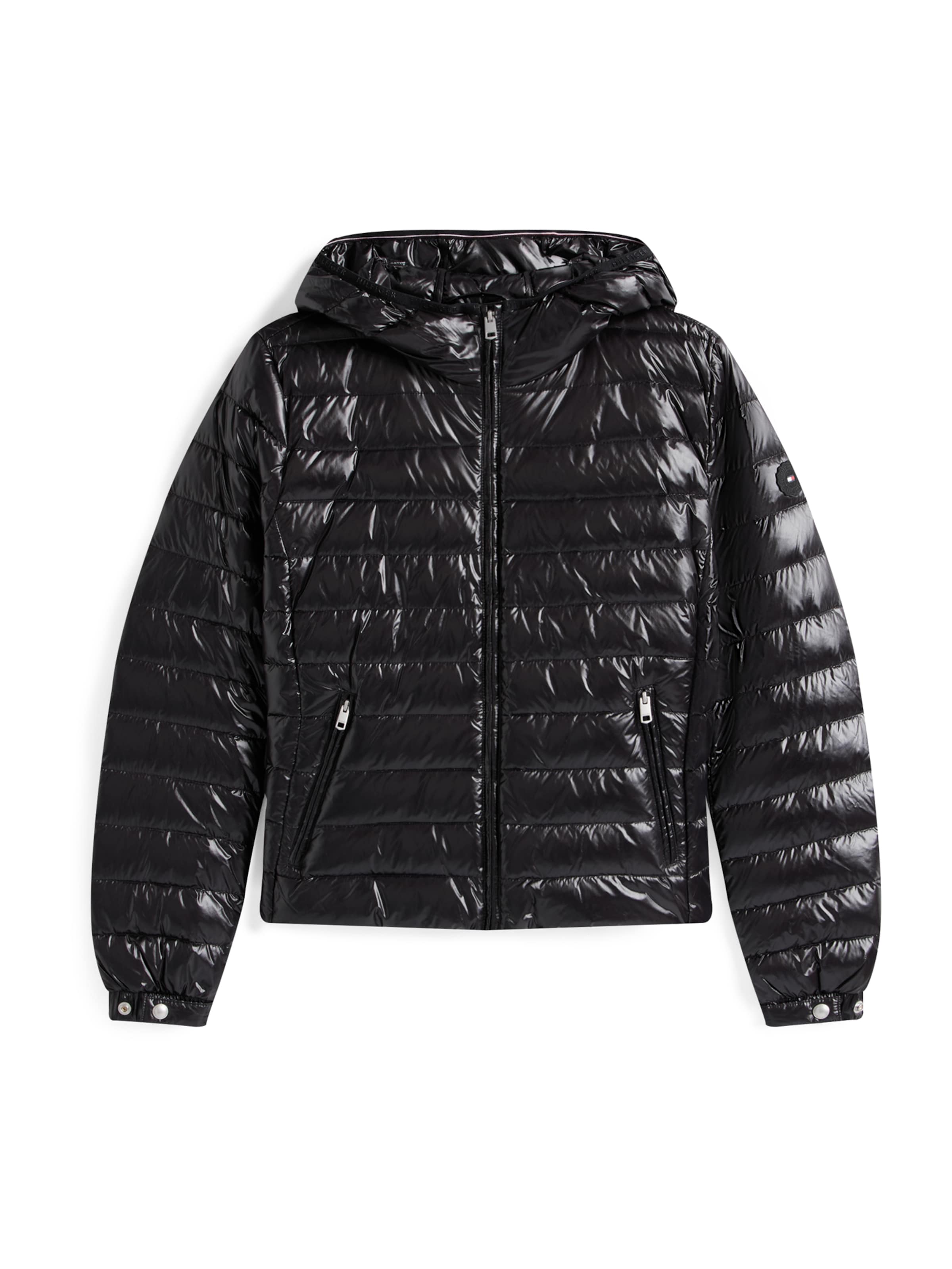 TOMMY HILFIGER Átmeneti dzseki - fekete: elől