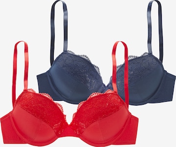 PETITE FLEUR by LASCANA Push-up Bra in Blue: front