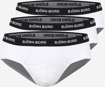 Pantaloncini intimi sportivi di BJÖRN BORG in bianco: frontale