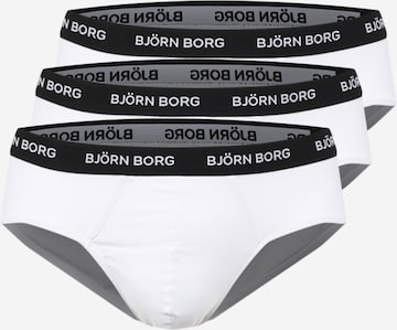 BJÖRN BORG Athletic Underwear in White: front