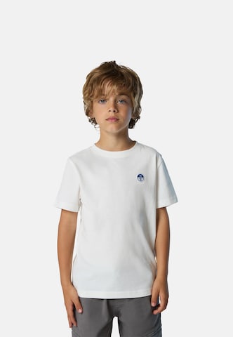 North Sails T-Shirt in Weiß: Vorderseite