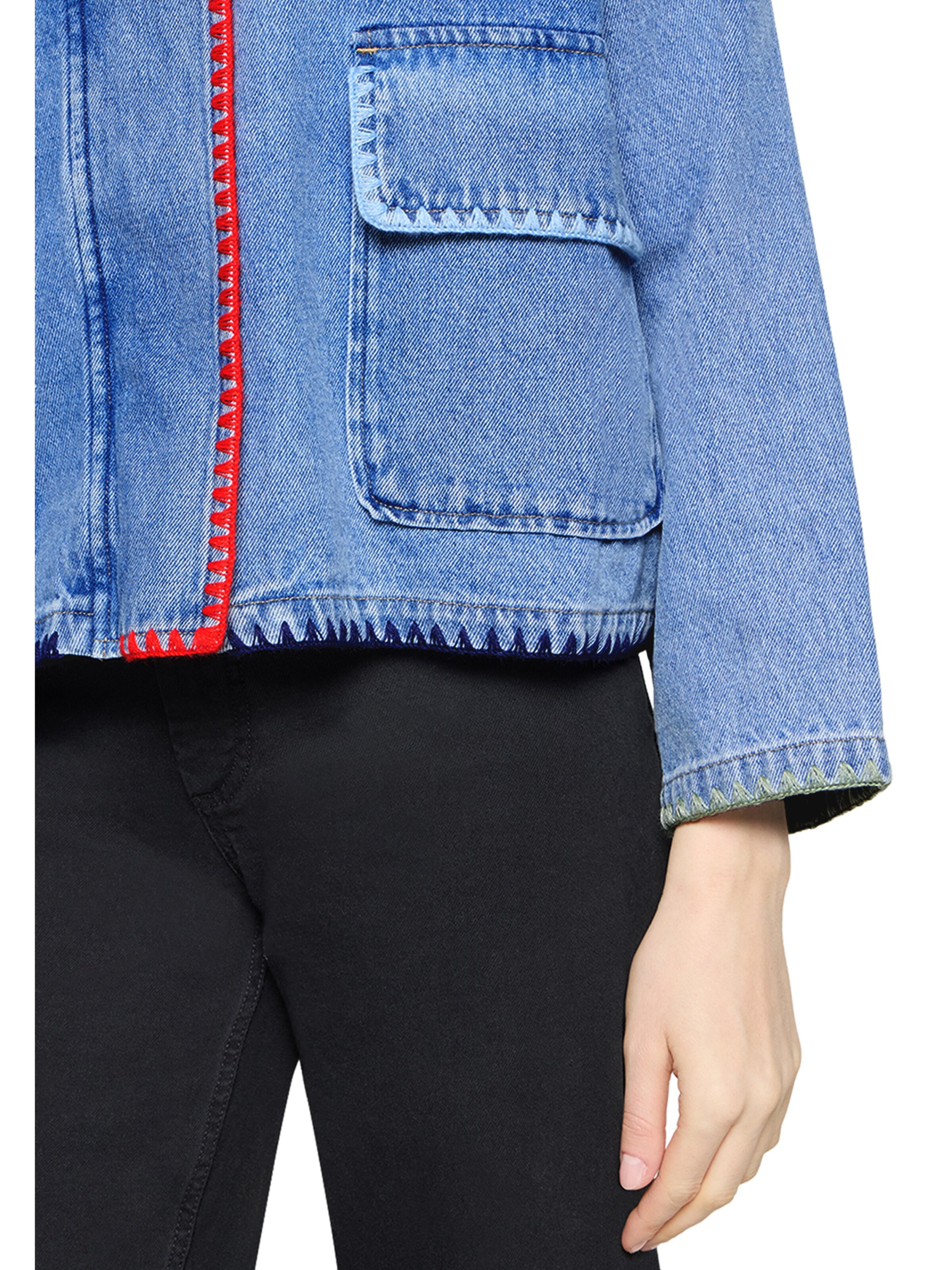 Amber & June Between-Season Jacket in Blue