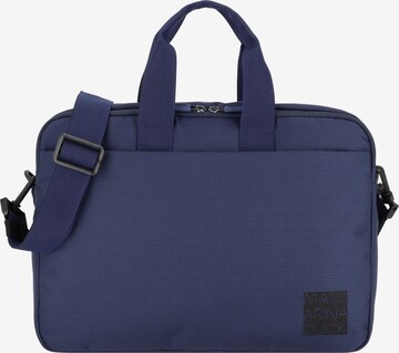 MANDARINA DUCK Aktentas 'District' in Blauw: voorkant