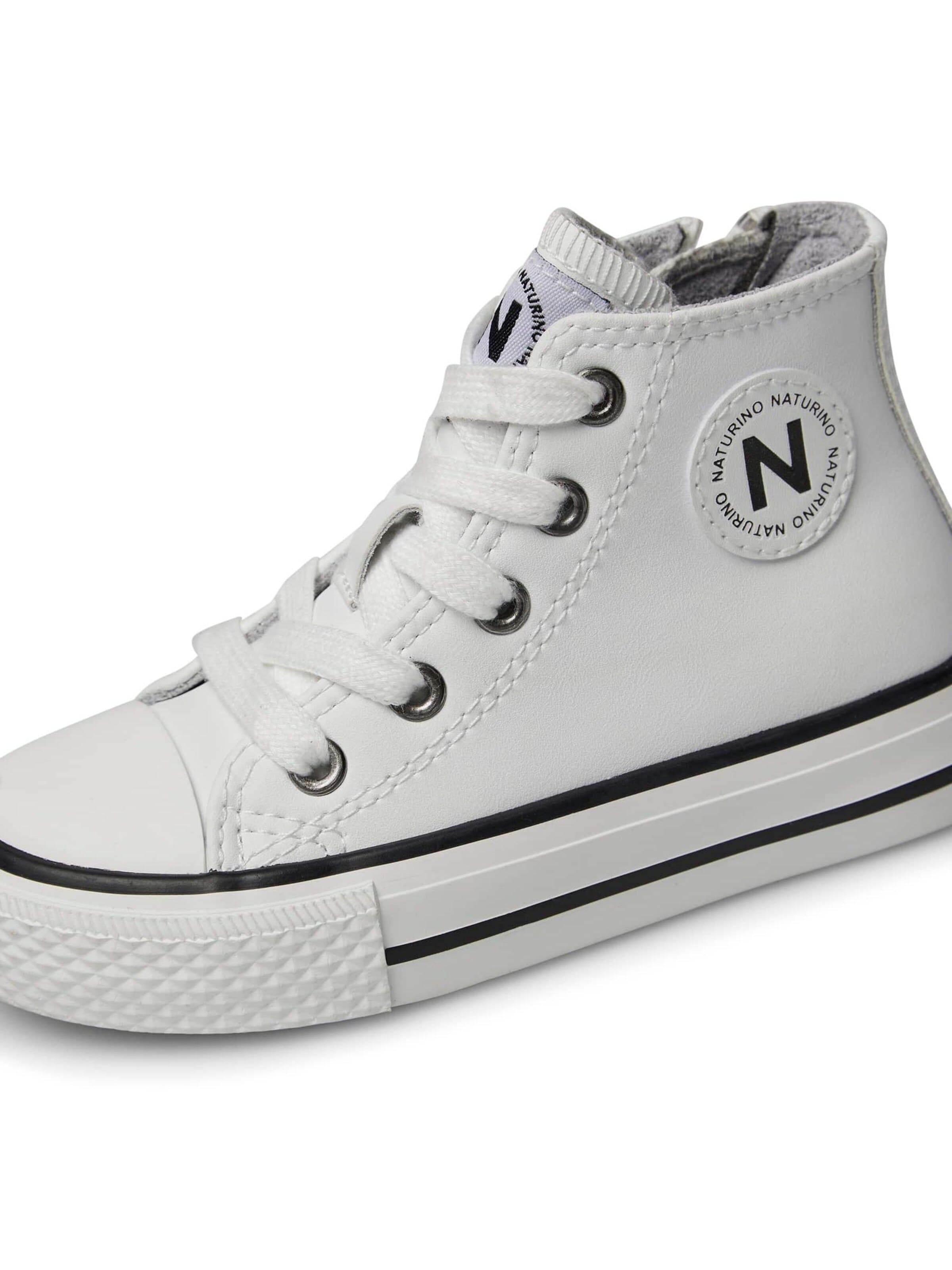 NATURINO Sneakers laag 'YLFAS.' in Wit: voorkant