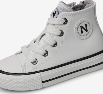 NATURINO Sneaker low 'YLFAS.' in Weiß: Vorderseite