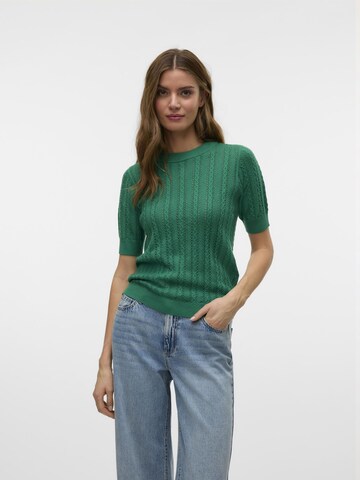 VERO MODA Sweater 'Morena' in Green: front