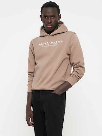 JACK & JONES Tréning póló 'JCOPOINT' - barna