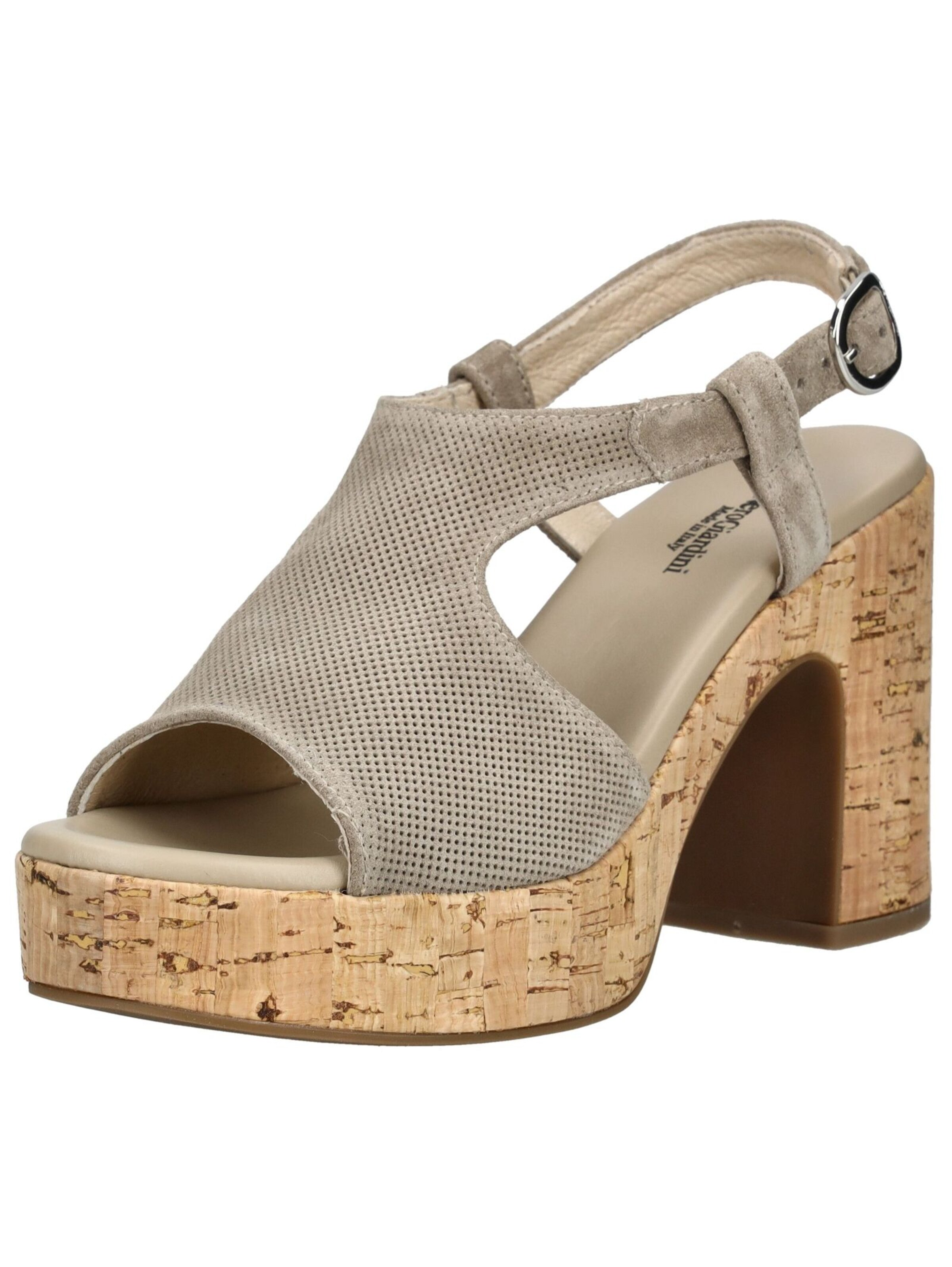 Sandalo di Nero Giardini in grigio: frontale