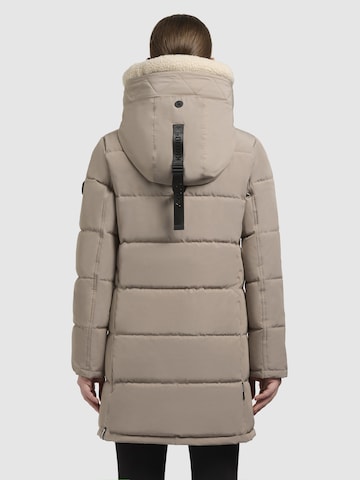 khujo Vinterkappa ' FALTD' i beige