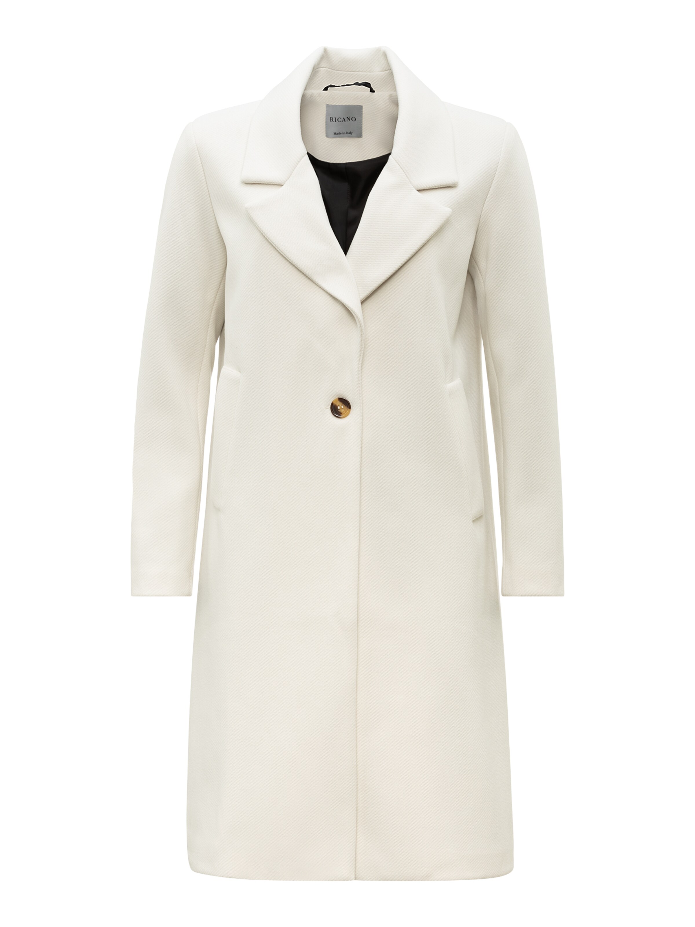 RICANO Tussenmantel 'Livia' in Wit: voorkant