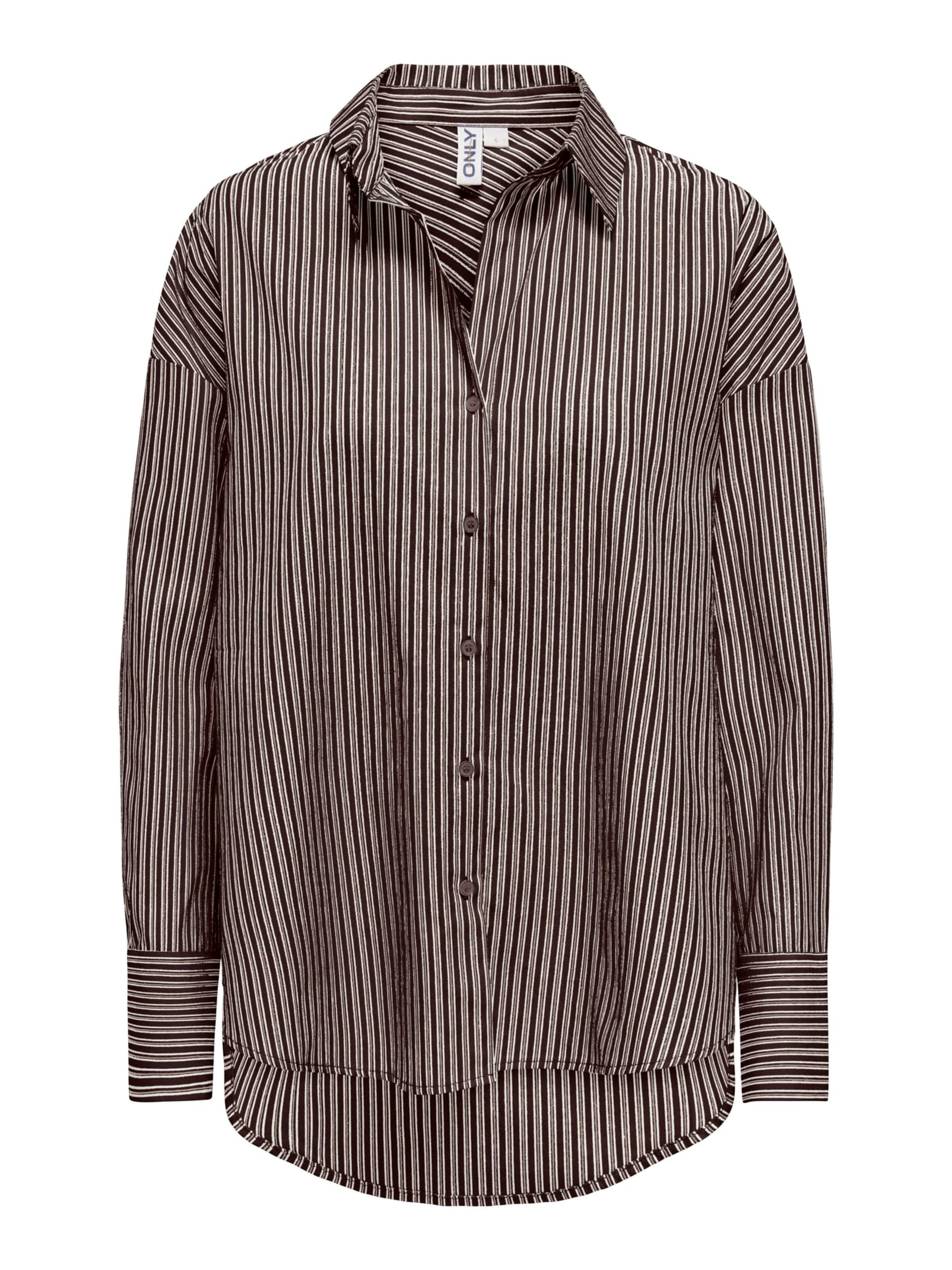 ONLY Blouse 'Oregon' in Bruin: voorkant