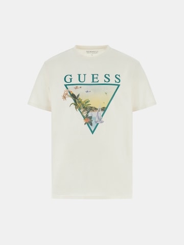 Tricou de la GUESS pe alb