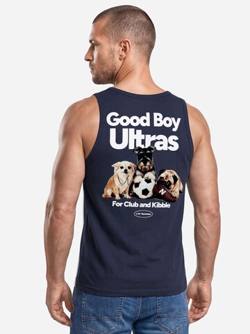 Neverless Shirt 'Good Boy Ultras' in Blue