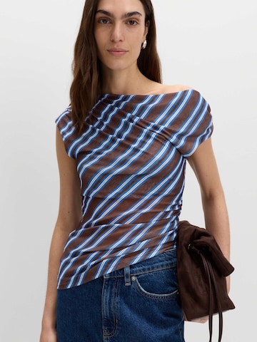 Marks & Spencer Shirt in Bruin: voorkant