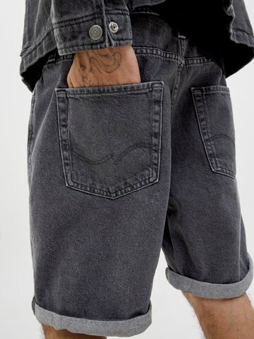 juoda JACK & JONES Standartinis Džinsai 'JJIRick JJOriginal'